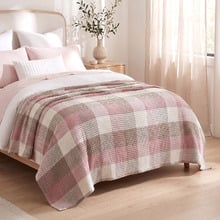Ferice Yarn-Dyed Washed Cotton Waffle Blanket